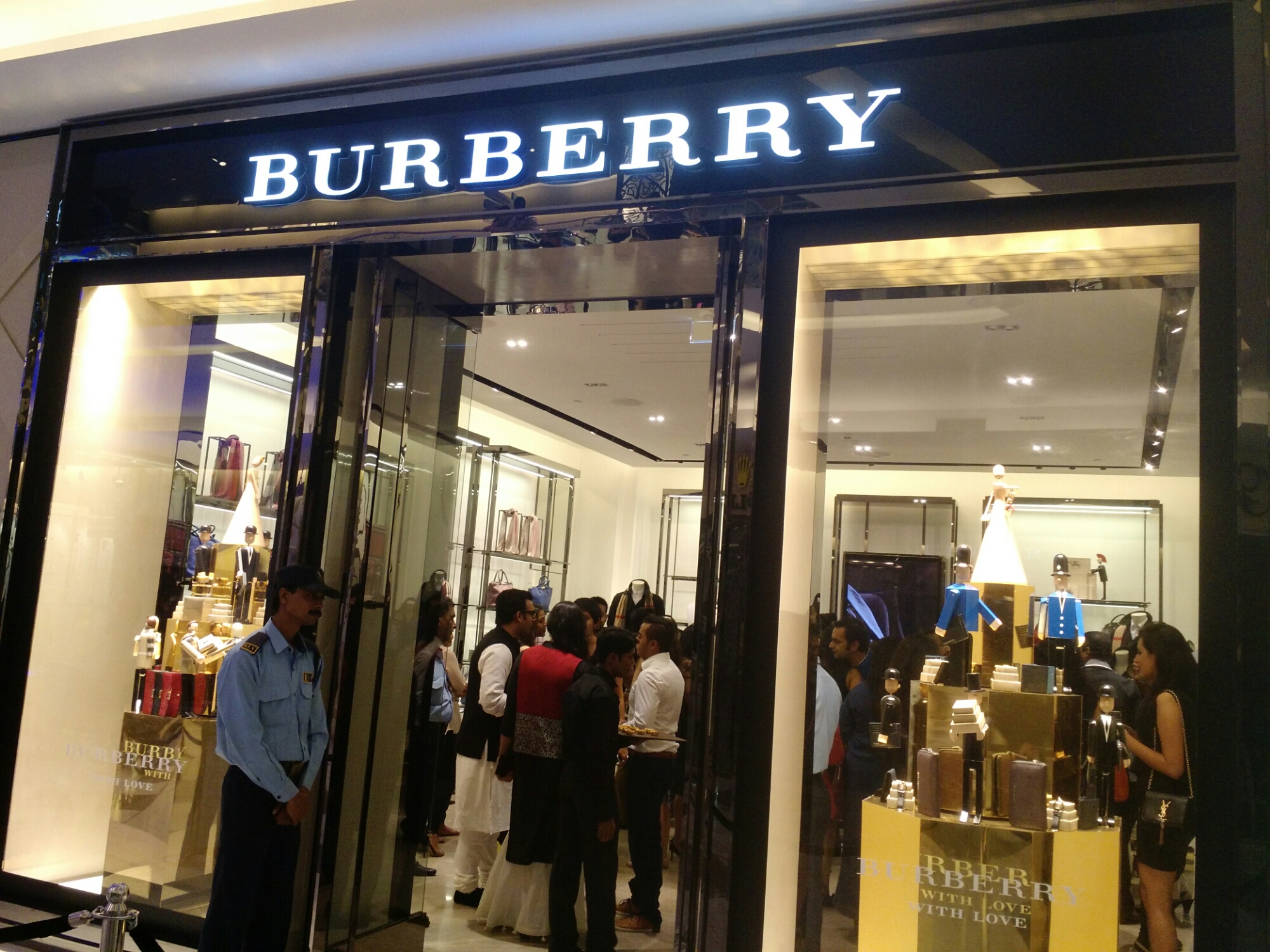 Burberry Store Launch at Quest Mall 
