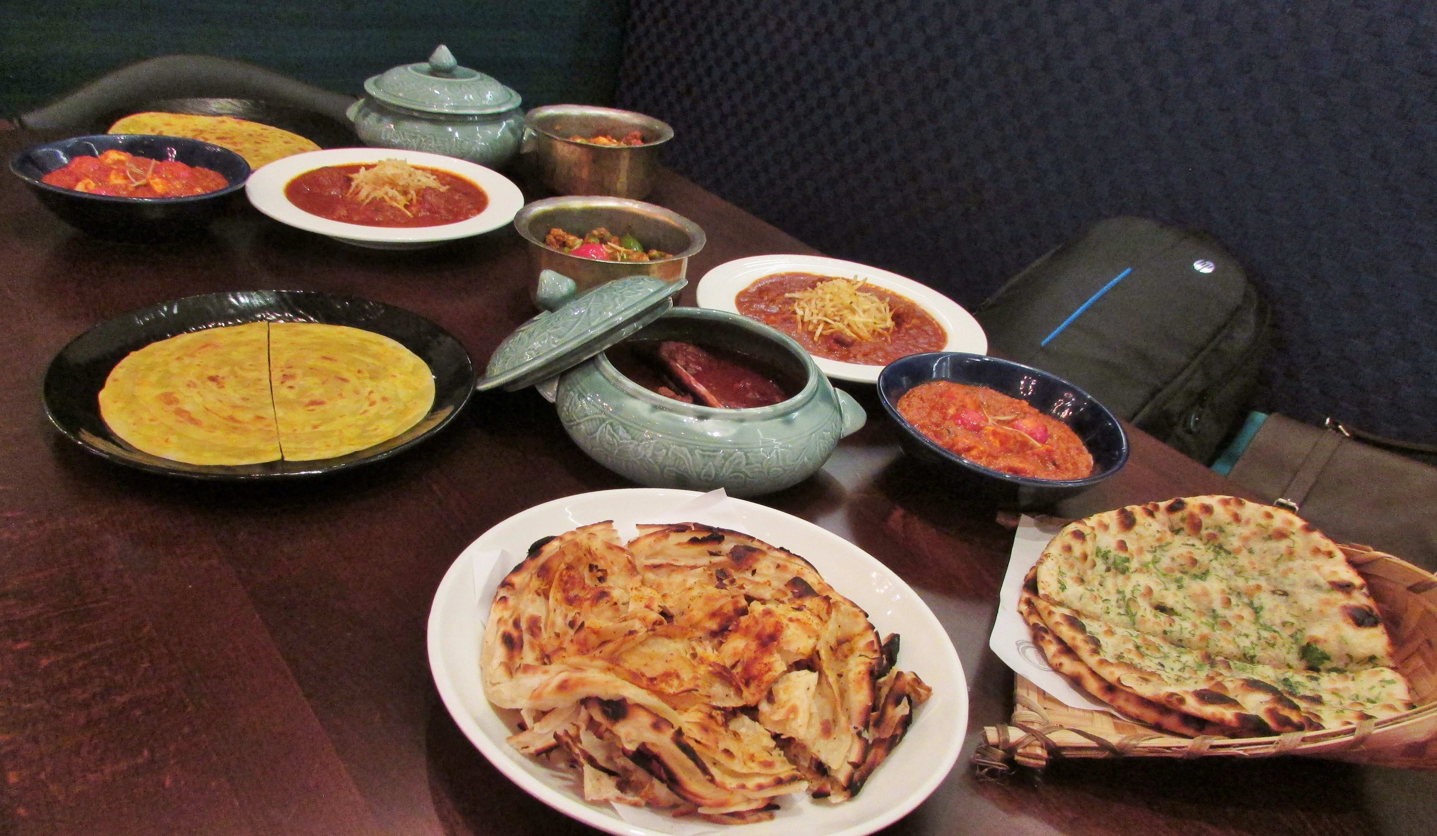 Bombay Brasserie Dishes