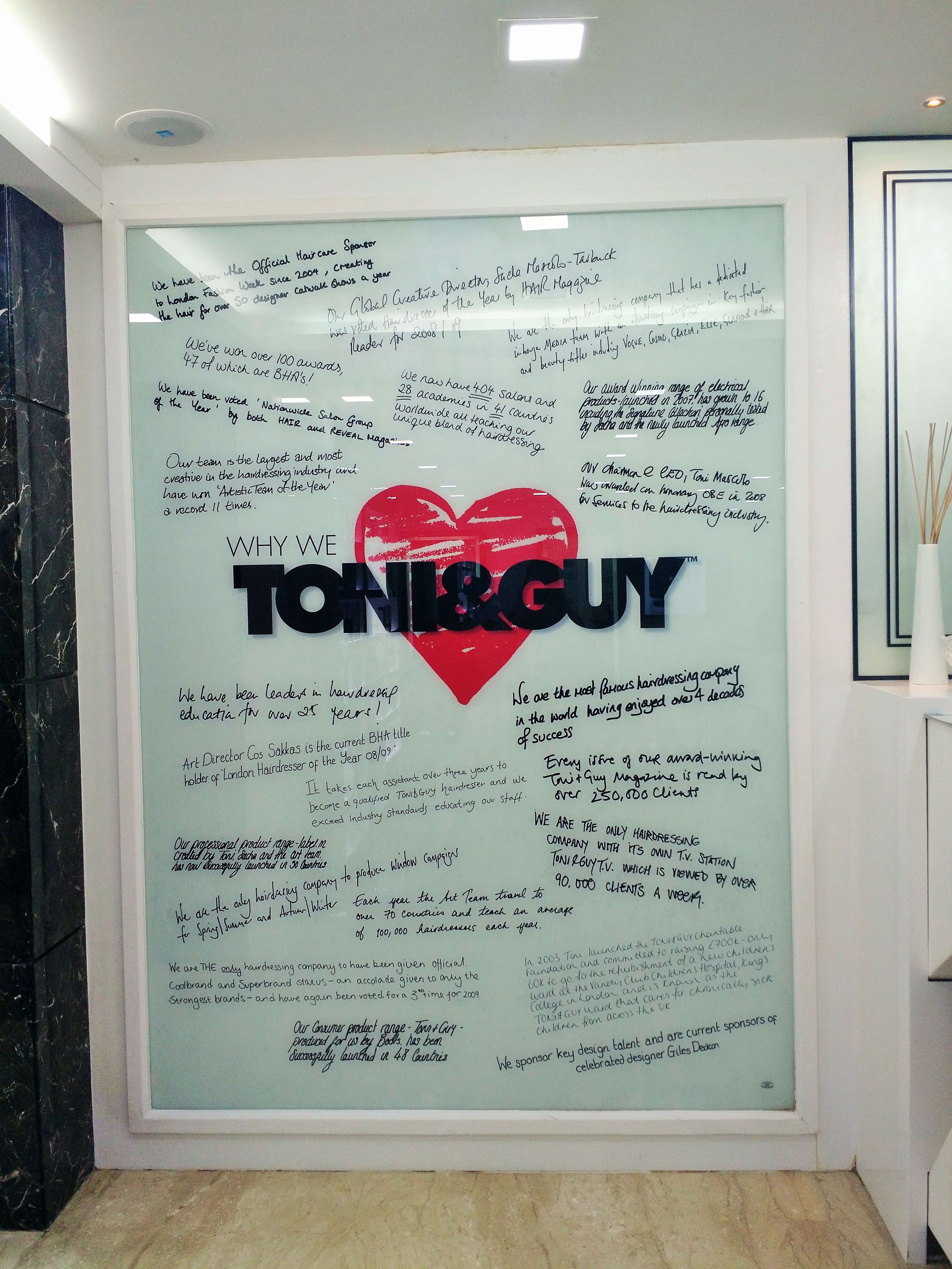 Toni & Guy salon Kolkata