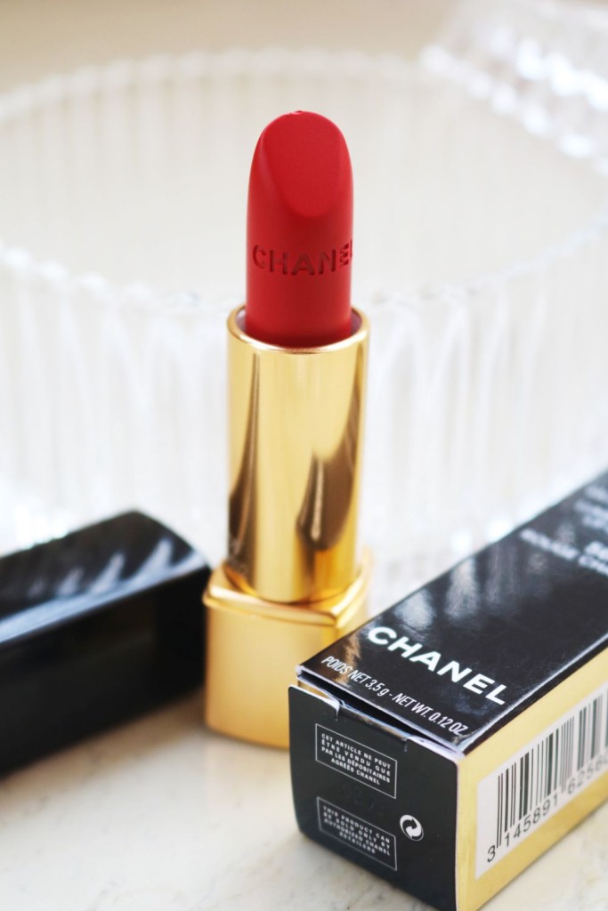 Chanel Rouge Allure Velvet Matte Lipstick Rouge Charnel