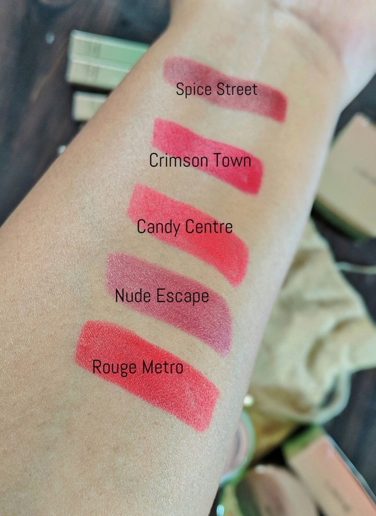 Lakme 9to5 Naturale Matte Lipstick Swatches